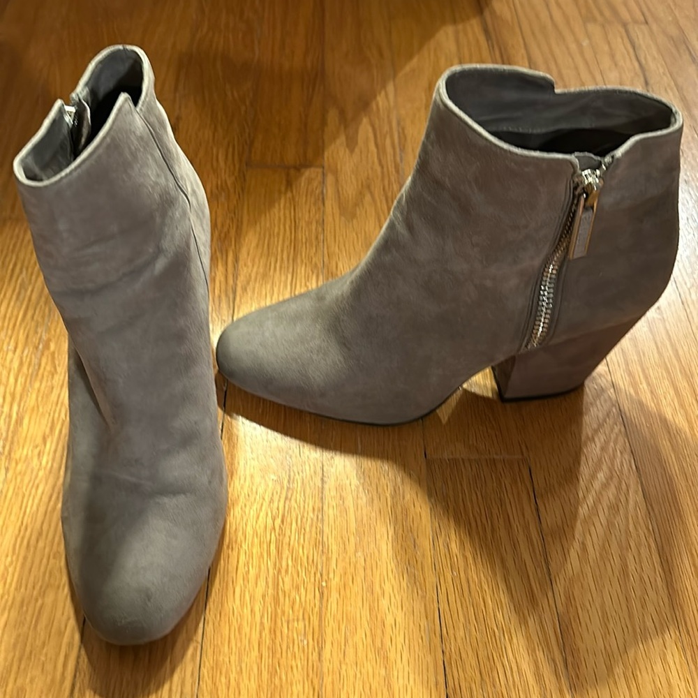 1. State suede booties